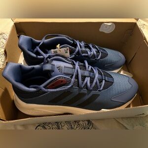 NWT Adidas men’s size 10.5 blue Alphaedge + shoes